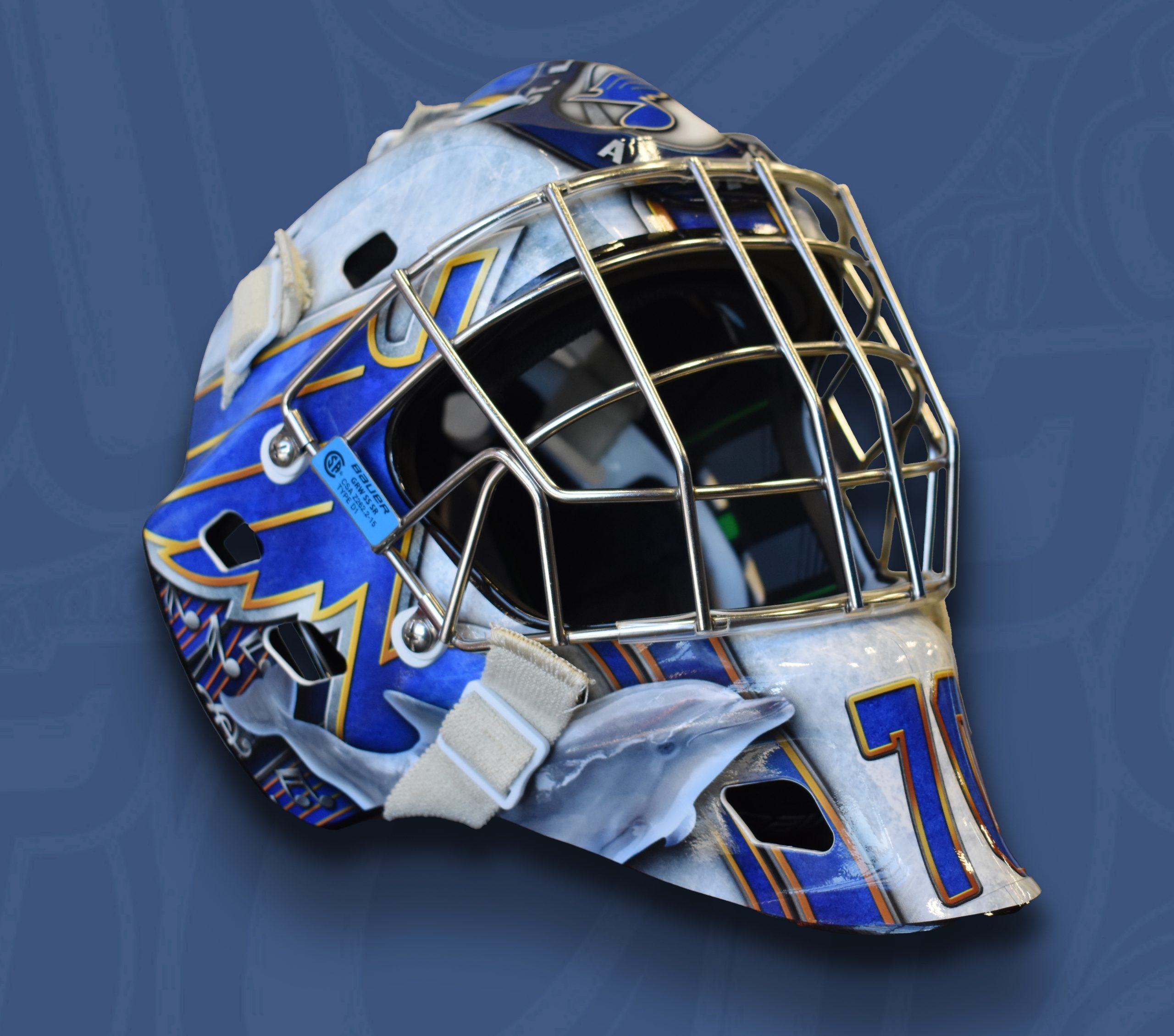 Goalie Helmet Wraps Custom Tints