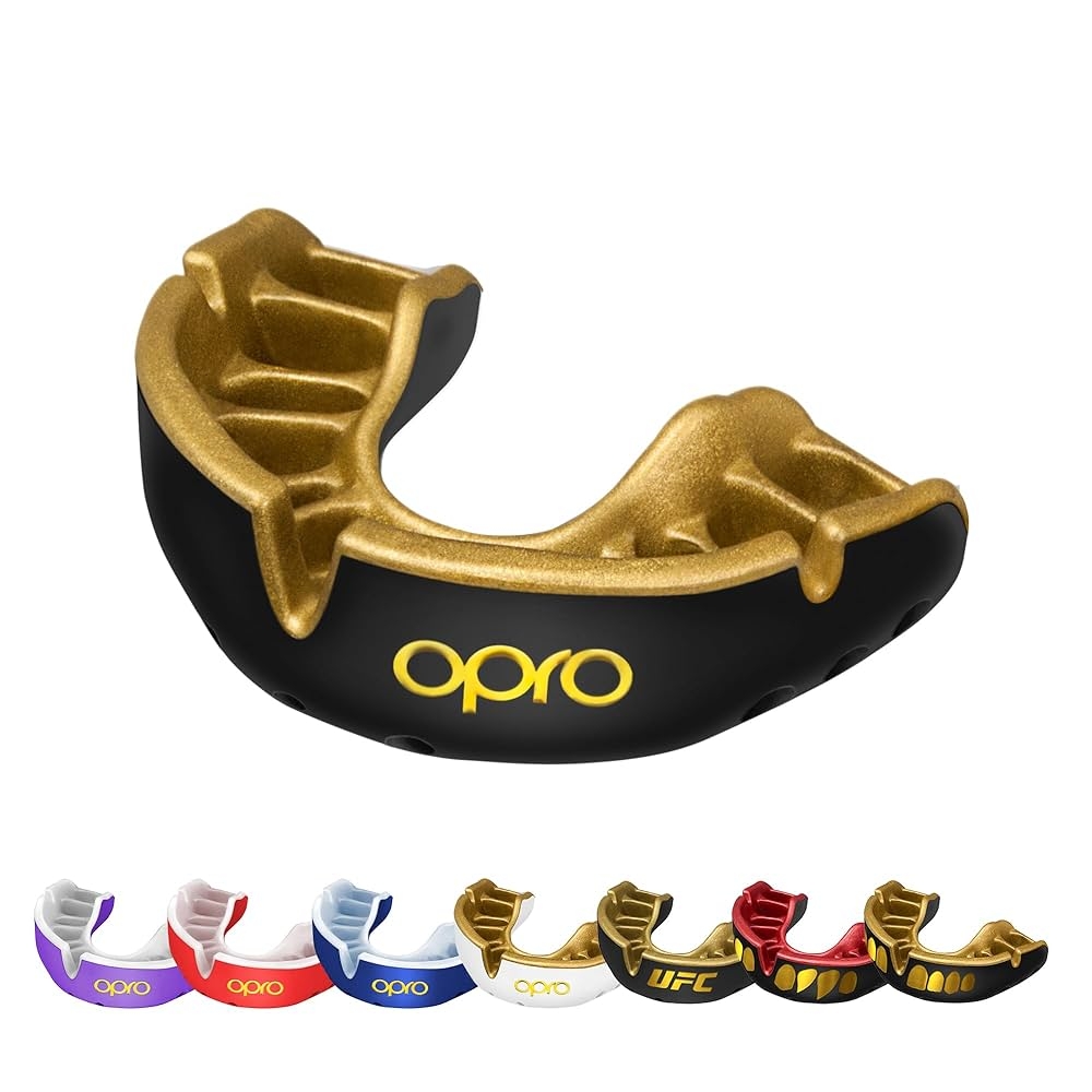 OPRO Gold Level Mouthguard Premium Fit Gum Shield Adult And Kids OPRO Mouth Guard Boxing And MMA Easy Self Fit Gum Shield Rugby And Hockey Premium Protection With Dental Warranty OPRO Gold Level Mouthguard Premium Fit Gum Shield Adult And Kids OPRO Mouth Guard Boxing And MMA Easy Self Fit Gum Shield Rugby And Hockey Premium Protection With Dental Warranty