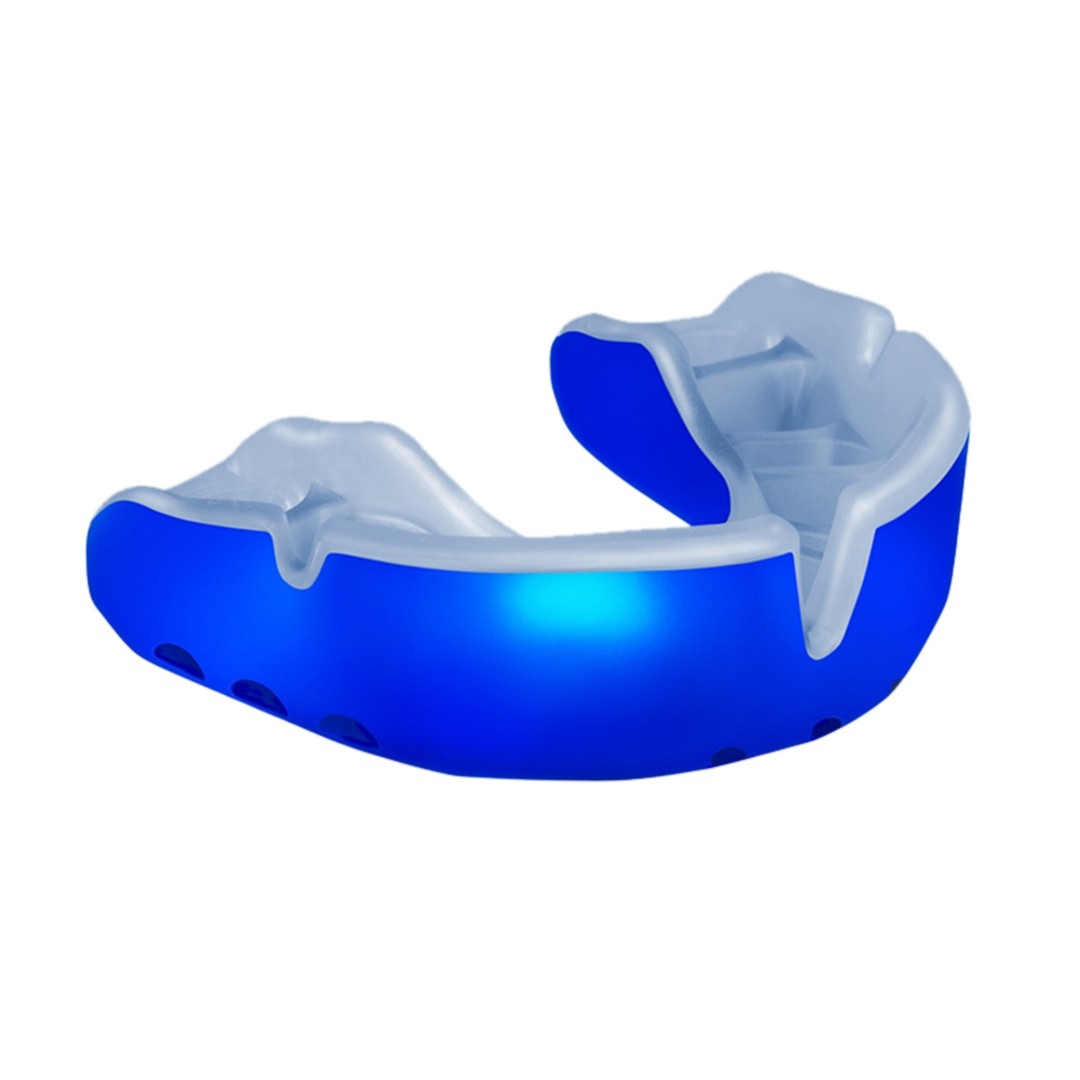 OPRO Gold Self Fit Mouthguard Blue Pearl OPRO Gold Self Fit Mouthguard Blue Pearl